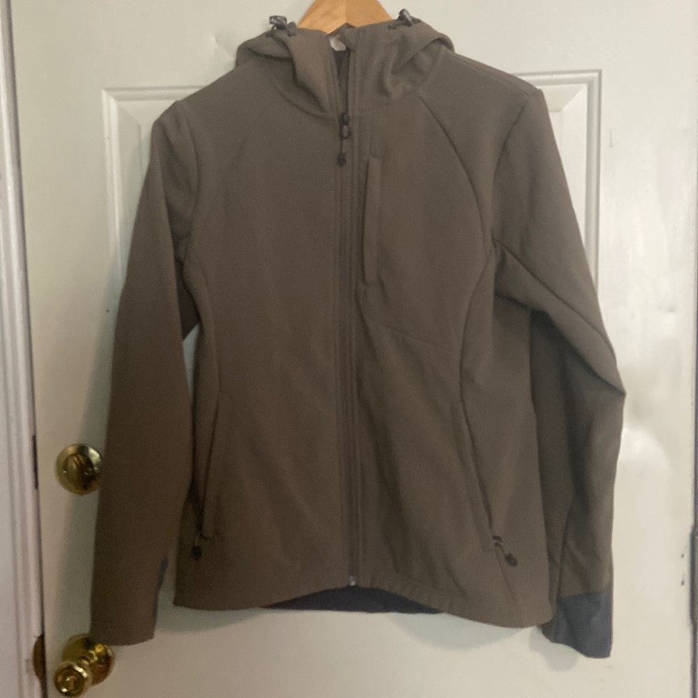 Fleece Lined Women’s hooded waterproof jacket